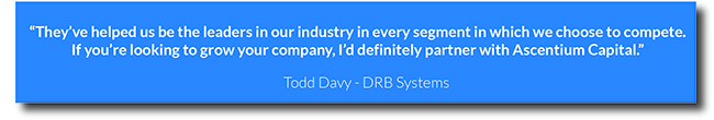 Text of quote from Todd Davy saying he would definitely recommend partnering with Ascentium Capital