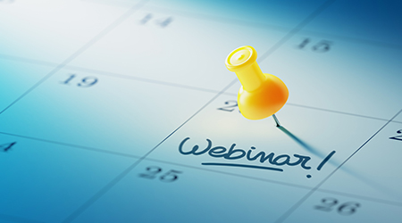 photo of calendar with pushpin on date of webinar