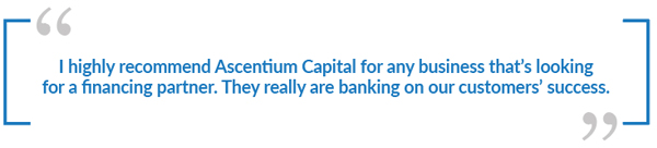 susan cox quote saying i highly recommend ascentium capital for any business
